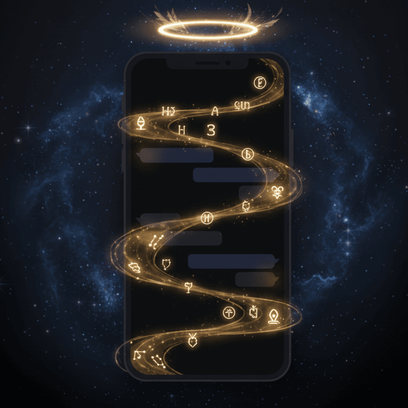 Compassionate AI Conversations - Talo Chat feature illustration