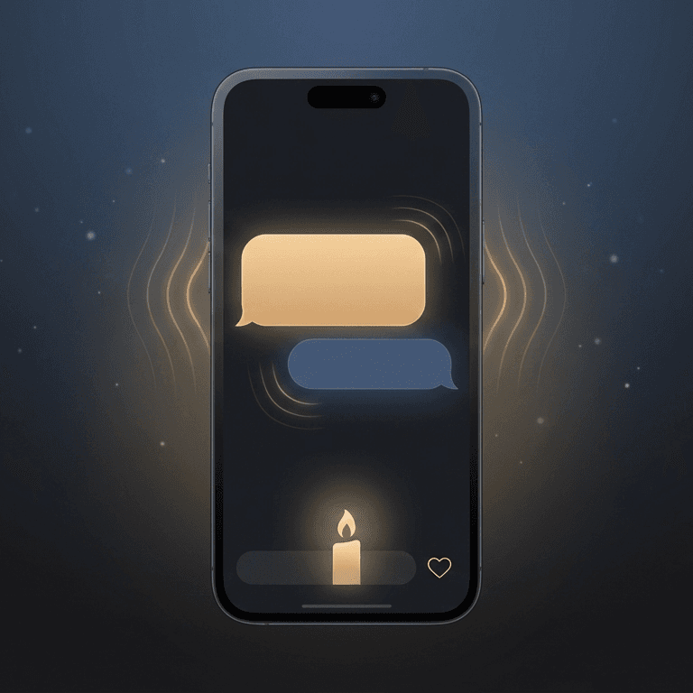 Personalized Memorial Profiles - Talo Chat feature illustration